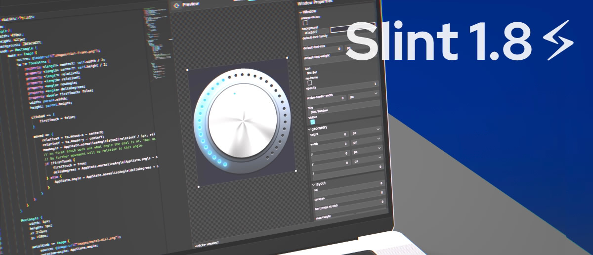 Illustration for Slint 1.8